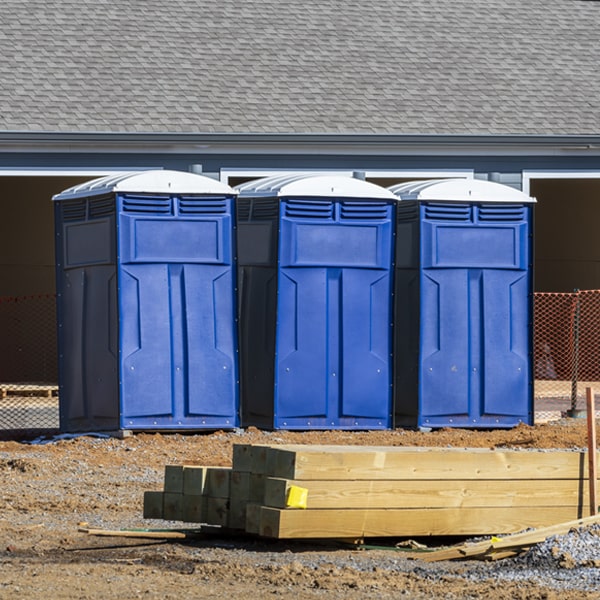 are there any restrictions on what items can be disposed of in the porta potties in Malverne